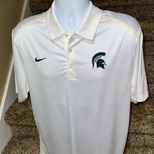 Like new - Nike *Michigan State Spartans* dri-fit wicking golf ⛳️ polo shirt - L